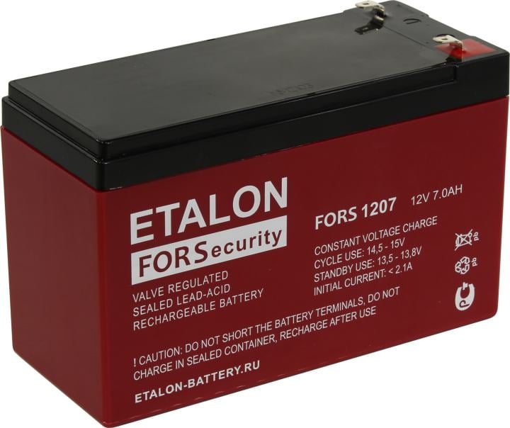 Аккумулятор ETALON FORS 1207 (12V, 7Ah) для слаботочных систем