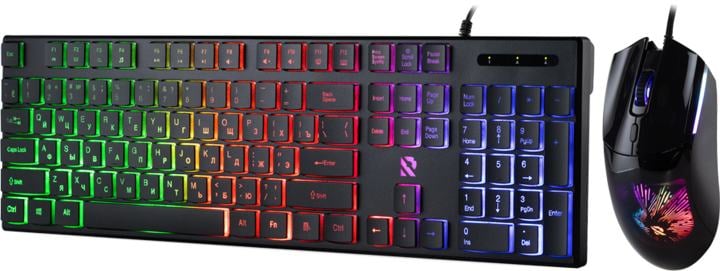 Комплект клавиатура+мышь Smartbuy Rush B18 проводной, USB, 7200 DPI, чёрный