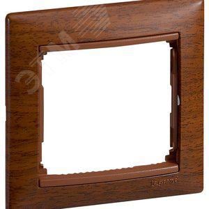 Рамка Legrand 770311 Valena CLASSIC - 1 пост, тонированное дерево
