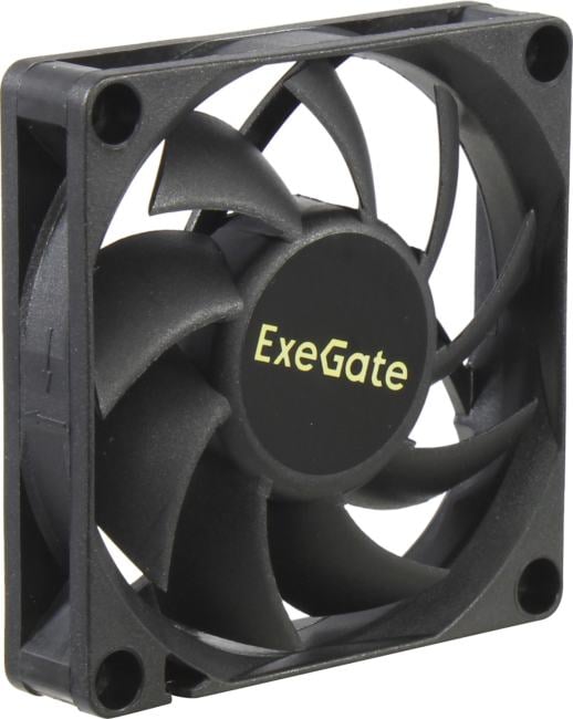 Exegate EX295232RUS Вентилятор 12В DC ExeGate ExtraPower EP07015B2P (70x70x15 мм, 2-Ball (двойной шарикоподшипник), 2pin, 3100RPM, 28dBA)