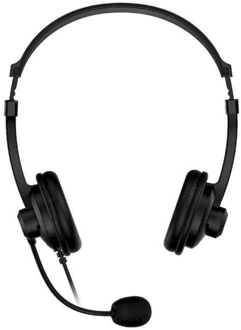 Наушники с микрофоном Genius HS-230U (USB, шнур 2.2м,  с регулятором громкости)