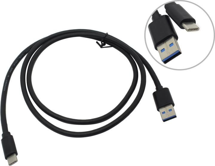 Exegate <EX-CC-USB3-AMCM-1.0> Кабель USB 3.0 AM -->  USB-C 1м <EX272347RUS>