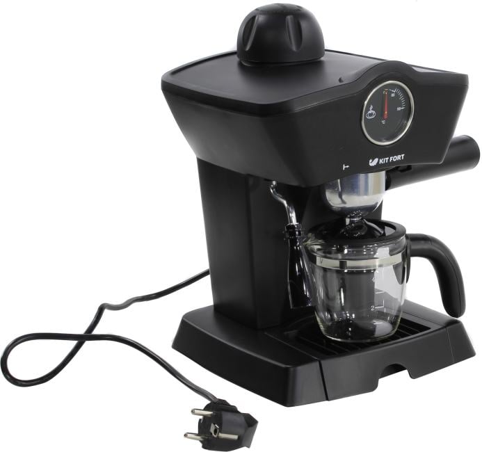 Kitfort (KT-706) Кофеварка рожковая (800W, 3.5bar, 0.4л, капучинатор)