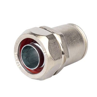 Муфта соединительная DKC 6117-50 для соед. мет.рукава DN 50, со стальной трубой  DN50,  IP66/IP67,  никелированная латунь