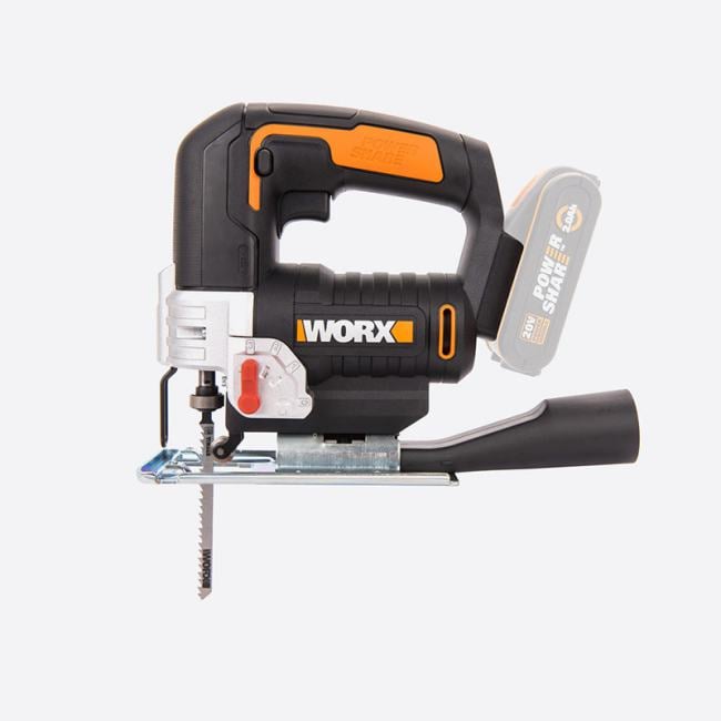 Worx WX543.9 Лобзик аккумуляторный WORX W543.9, 20В, без АКБ и ЗУ, коробка