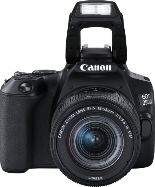 Canon EOS 250D Black <EF-S 18-55 IS  STM KIT> (24.1Mpx,29-88mm,3x,F3.5-5.6,JPG/RAW,SDXC,3.0",HDMI,WiFi,BT,Li-Ion)