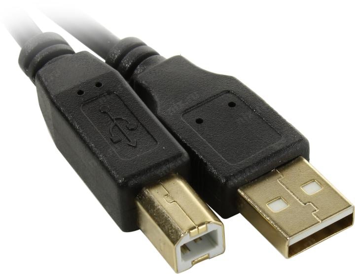 5bites UC5010-050A Проф. кабель EXPRESS USB2.0 / AM-BM / FERRITES / 5M / BLACK