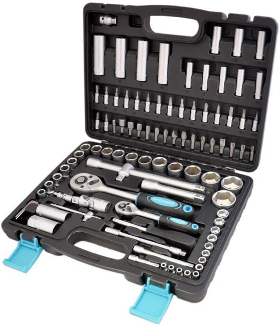 Набор инструмента AUTOvirazh AV-212094, 94 предмета, 1/2"+1/4"DR, CrV