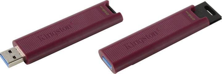 Kingston USB Drive 256GB DataTraveler MaxA USB3.2 Gen 2 Type-A, бордовый [DTMAXA/256GB]