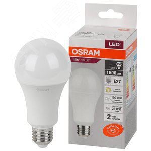 OSRAM Led Value <579293> (E27, 1600 люмен,  3000К, 20Вт, 220-240В)