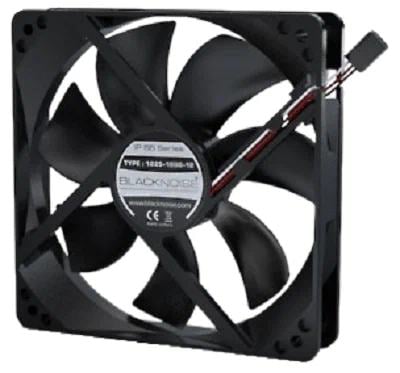 1225-19-12 Вентилятор промышленный Noiseblocker IP55 Serie 1225-19-12, 120x120x25 мм, 1900 об/мин, 35 дБА, напр. 12В
