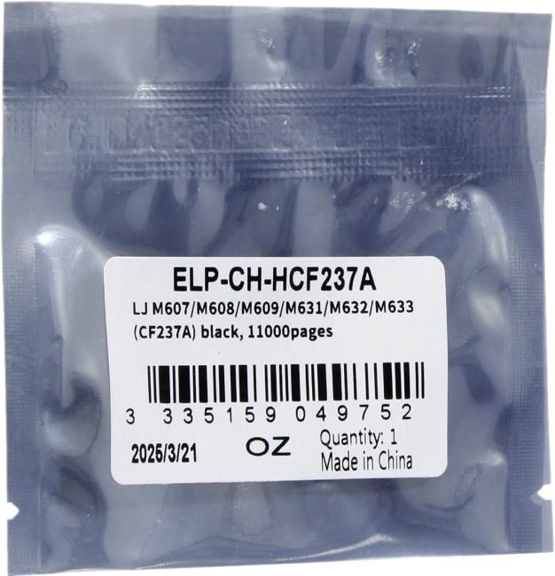 <ELP-CH-HCF237A> Чип для картриджа CF237A  Black,  11K