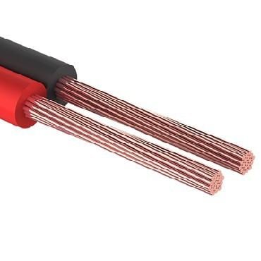 01-6101-3-20 Кабель акустический REXANT 2х0,25 мм?, красно-черный, мини-бухта  20  м