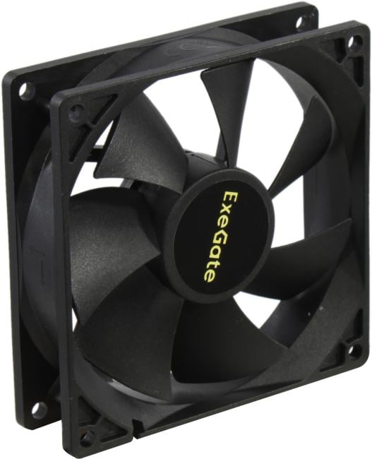 Exegate EX295241RUS Вентилятор 12В DC ExeGate EX09225B2P (92x92x25 мм, 2-Ball (двойной шарикоподшипник), 2pin, 2150RPM, 27dBA)