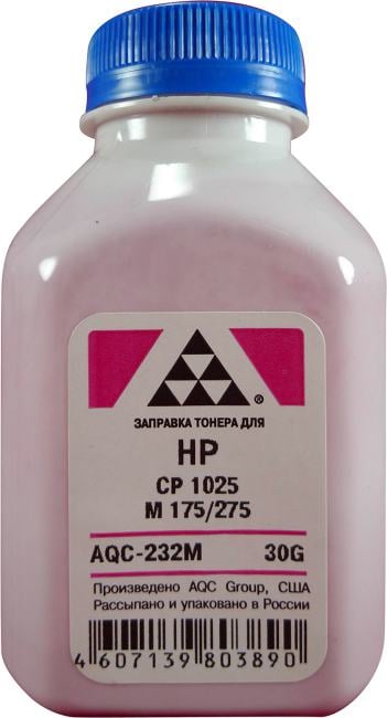 Тонер HP CP 1025/M 175/275 Magenta, (фл.30г.) AQC фас. Россия