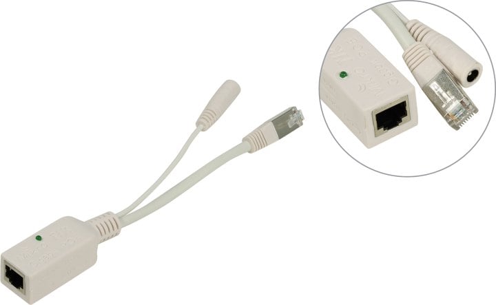 MikroTik <RBGPOE9-48V> инжектор Gigabit PoE  (1UTP 1000Mbps, 9-48V)