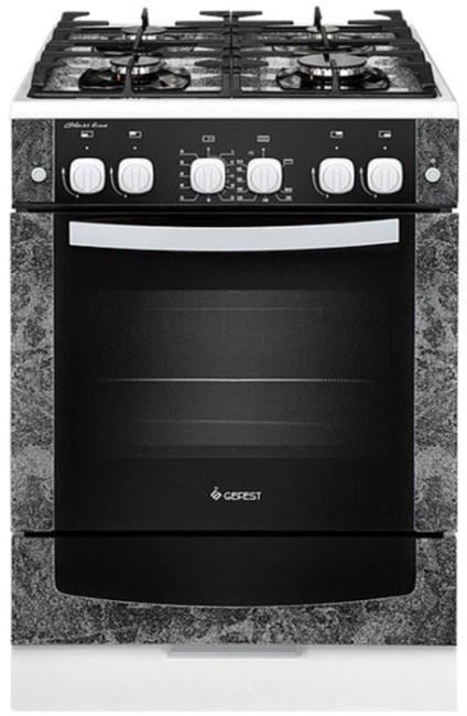 Плита газовая GEFEST 6500-02 0113, белый/черный