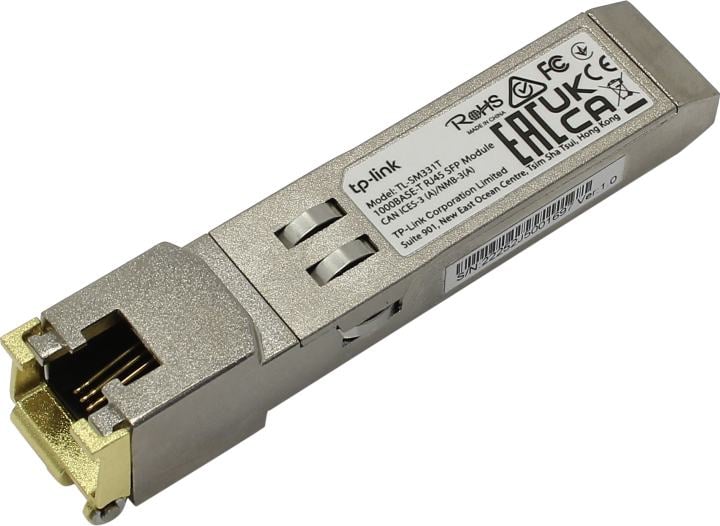 Модуль SFP TP-Link TL-SM331T 1000BASE-T RJ45 100 метров