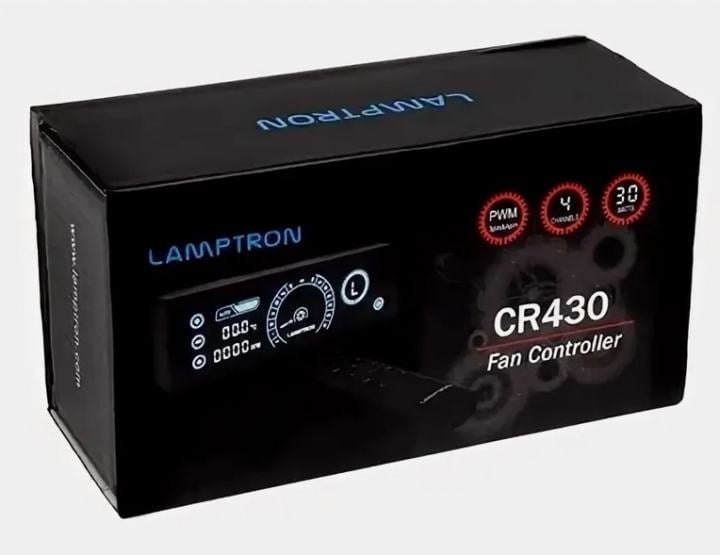 LAMP-CR430BRB Панель управления вентиляторами Lamptron  Fan Controller CR430-Blue&Red