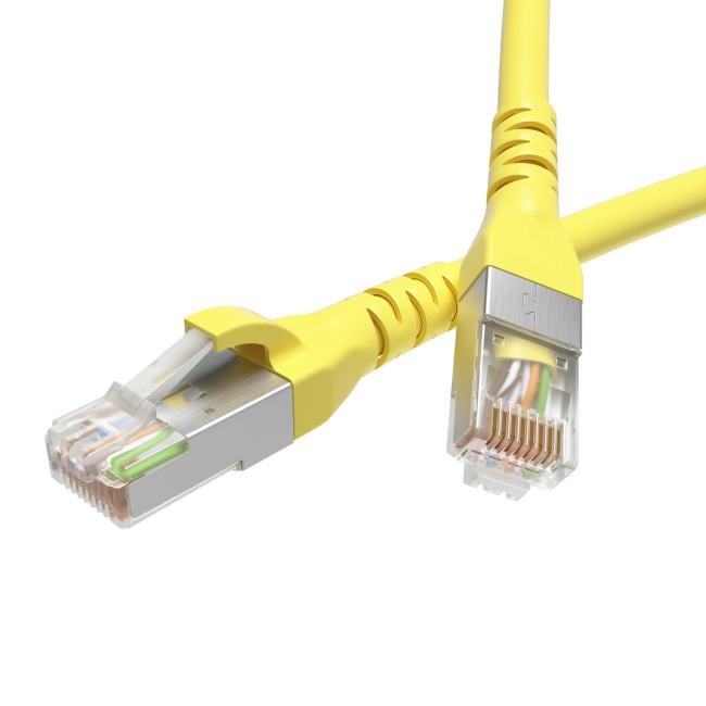Кабель патч-корд F/UTP 6 кат. 7м. DKC RN6FU4570YL LSZH, желтый, "RAM telecom"