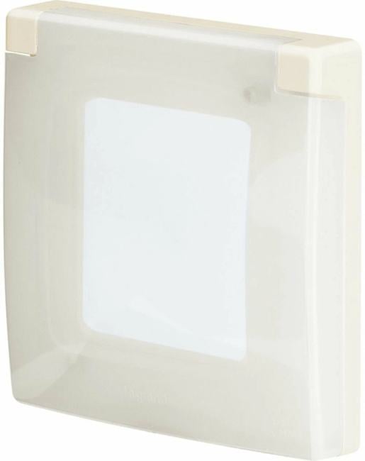 Legrand/Daccord INSPIRIA Слоновая кость Рамка с защитной крышкой IP 44.