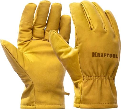 Кожаные перчатки KRAFTOOL EXTREM, XL, от мех. воздействий (1136-XL)