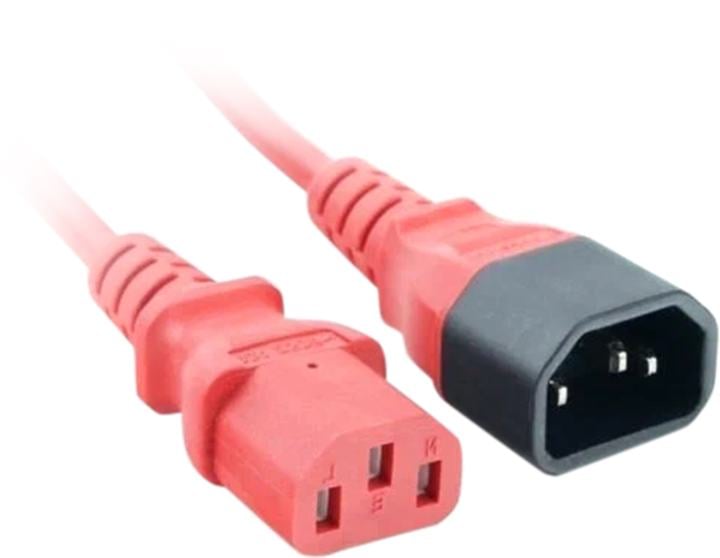 Кабель питания Filum, IEC 320 C13 -> IEC 320 C14 10A, 0.5 м, цвет красный, FL-PC-C13/C14-C1-0.5-RD