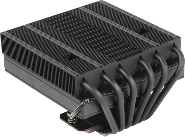 ID-Cooling <ID-CPU-IS-77-XT-BLACK> (4пин, 115x/1200/1700/1851/AM4/AM5,  33.9дБ, 500-1850об/мин, Al+тепл.трубки)