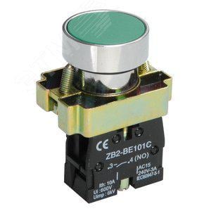 Кнопка IEK BBT60-BA-K06 LAY5 управления LAY5-BA31  без  подсветки  зеленая 1з