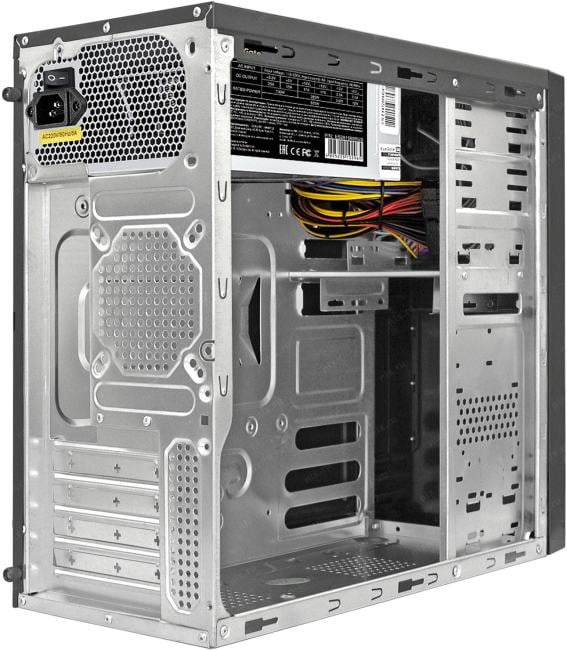 Minitower  ExeGate <MA-373X-UNS500> Black MicroATX  500W (24+4+6/8пин) <EX299312RUS>