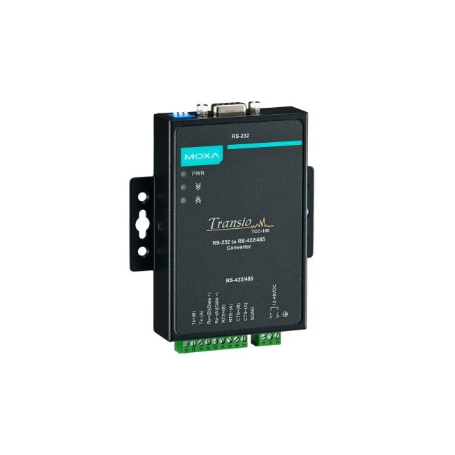 Конвертер Moxa TCC-100 RS-232 to RS-422/485/ Din-Rain Mountable/ surge protection 16KV