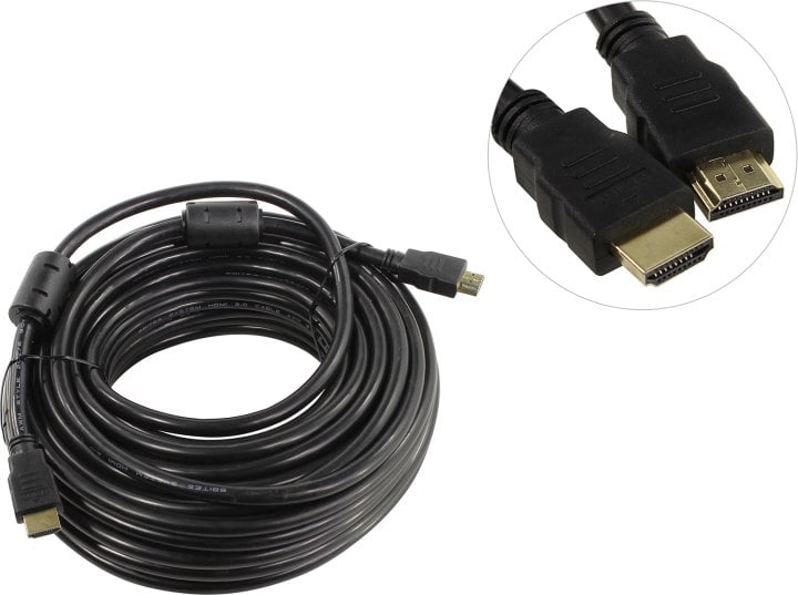 5bites APC-200-200F кабель HDMI / M-M / V2.0 / 4K / HIGH SPEED / ETHERNET / 3D / FERRITES / 20M