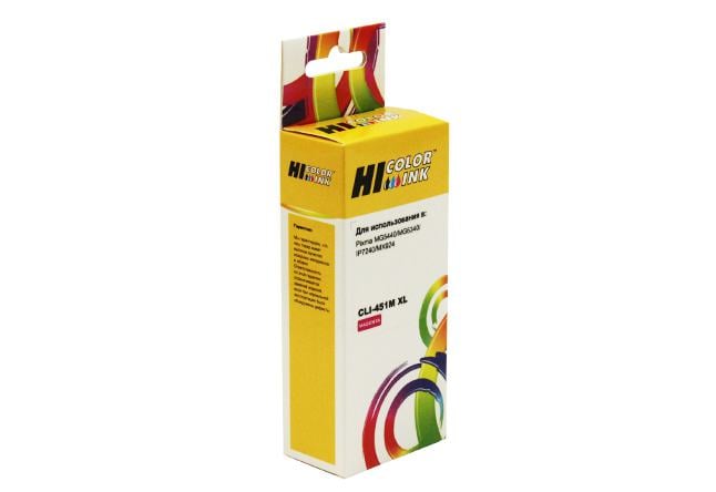 Картридж Hi-Black (HB-CLI-451XL-M) для Canon  PIXMA iP7240/MG6340/MG5440, M