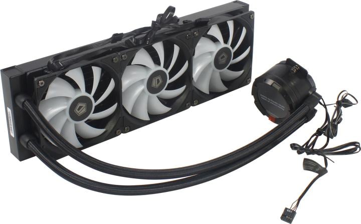 ID-Cooling <ID-CPU-SL360-XE> (4пин,  115X/1200/1700/1851/20XX/AM4/AM5, 35.2дБ, 500-1800об/мин)