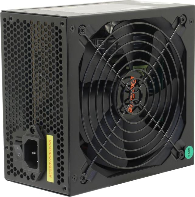 (Из ремонта, рабочий, гарантия 14 дней) Блок питания 600W Exegate 600PPX RTL, ATX, black, active PFC, 14cm, 20+4pin/4+4pin/PCI-E/4IDE/5SAT