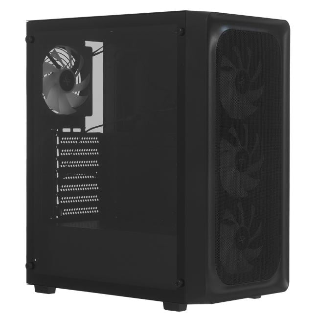 Компьютерный корпус XASTRA A407 4ARGb Black ATX/Mesh/tempered glass/4x120мм ARGb PWM fans/A407-4FC12A