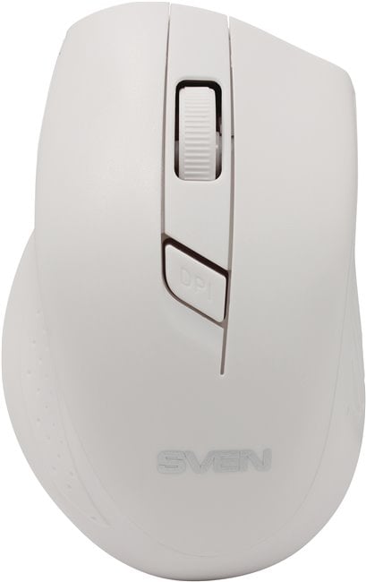 SVEN Wireless Optical Mouse <RX-325 Wireless White>  (RTL) USB 4btn+Roll