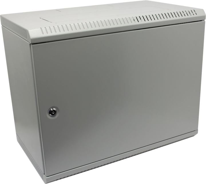 ШРН-Э-9.350.1 Шкаф телекоммуникационный настенный ЦМО ШРН-Э 19" 9U 476х600х350 мм (ВхШхГ) дверь: металл боковая панель: сплошная съемная разборный цвет: серый