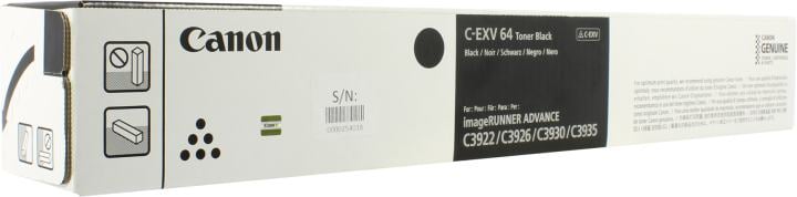 Тонер Canon C-EXV 64 для iR ADV C3922i/3926i/3930i/C3835i, пурпурный, 25500 стр.