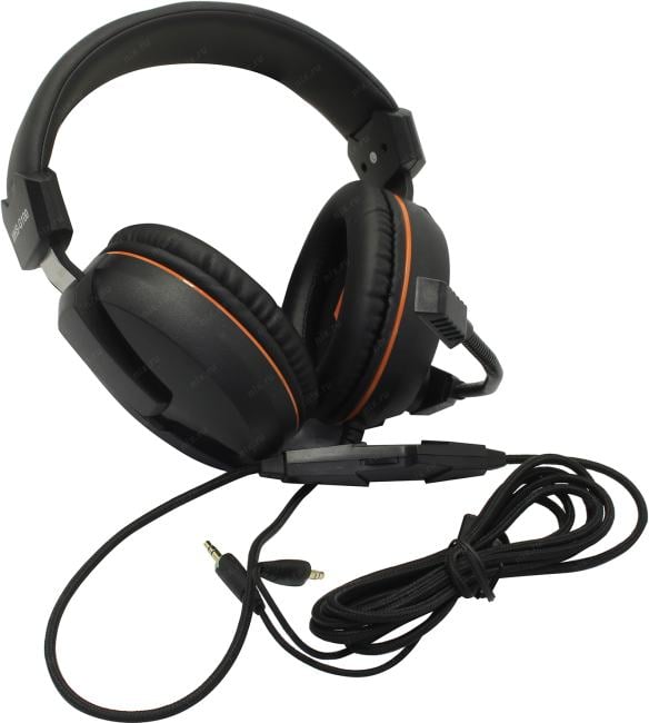 <075503> Наушники проводные Gembird MHS-G100 Gaming (мониторные, 20 - 20 000 Гц, 96 дБ) black [MHS-G100]