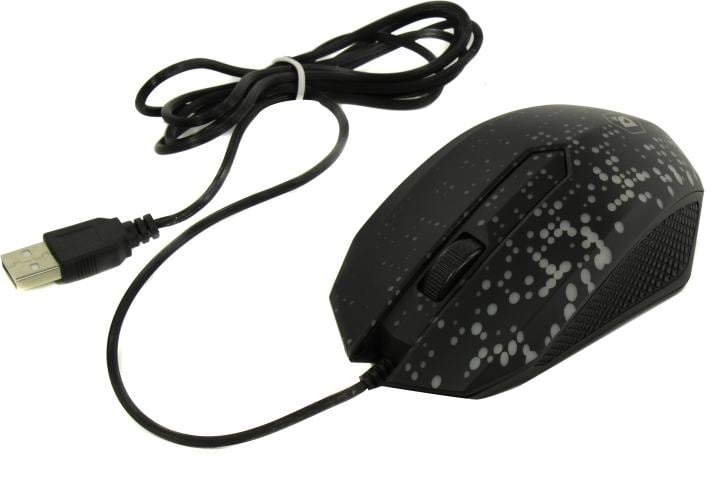 Мышь проводная DEFENDER Event (Явление) MB-754 черный (USB, 1000dpi, 3but) (52754)