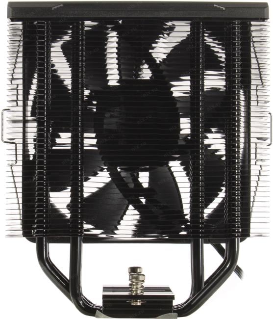 Кулер для процессора/ CPU Cooler PCCooler PALADIN EX400 (180W, 4-pin PWM, 157mm, Al/Cu, 4x6mm, 1x120mm, 73.6CFM, 28.6dBA, 1800RPM, S: 1851/1700/1200/115X, AM5/AM4, black)