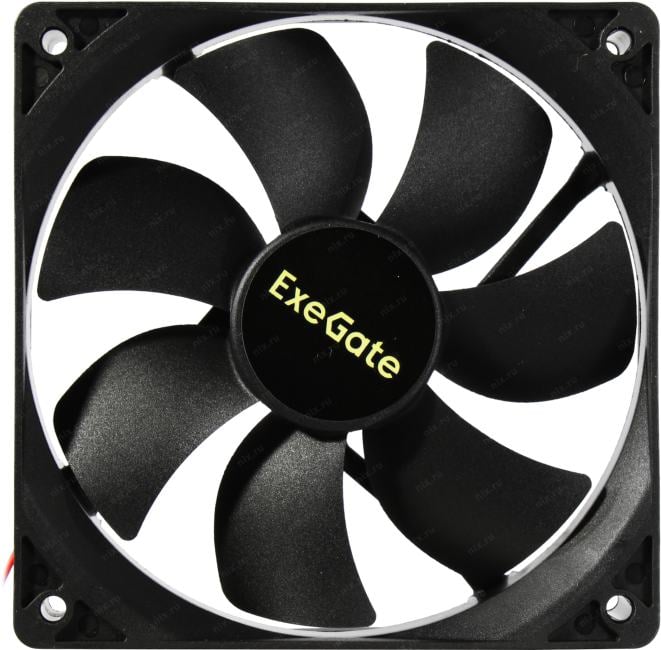 Exegate EX295245RUS Вентилятор 12В DC ExeGate EX12025BM (120x120x25 мм, 2-Ball (двойной шарикоподшипник), Molex, 1550RPM, 25dBA)