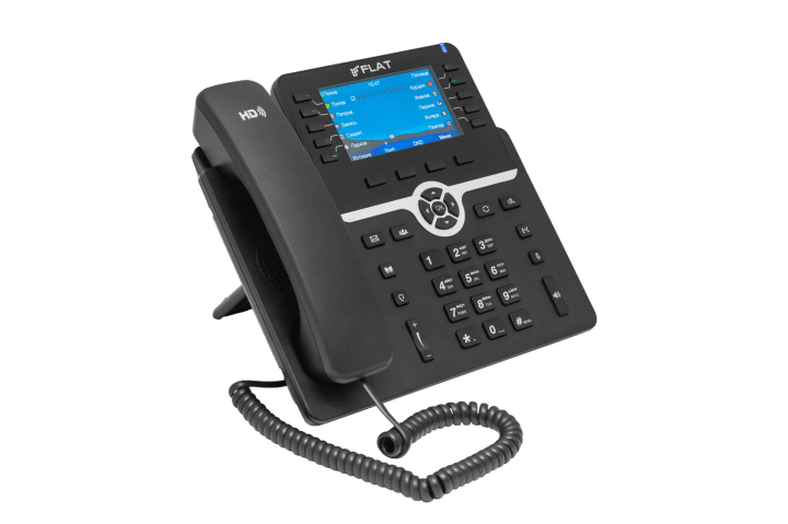 ФЛАТ-ПРО Flat-Phone-B10 IP-телефон (20 SIP-аккаунтов, 2 порта 1Гбит/с)