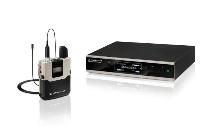 Беспроводная система SL DW [505886] Sennheiser [SL LAVALIER SET DW-3-EU R] с петличным микрофоном, инсталляционный вариант с рэковым креплением