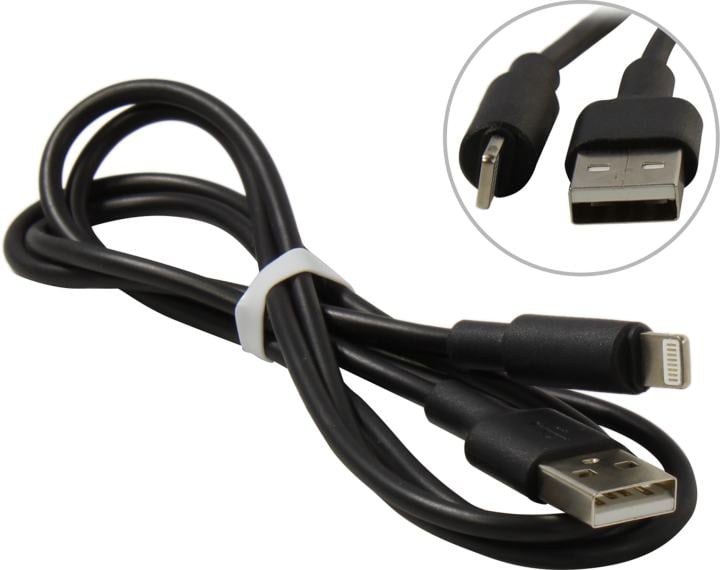 Hoco X25(i) Black <080107>  Кабель  USB  AM-->Lightning 1м