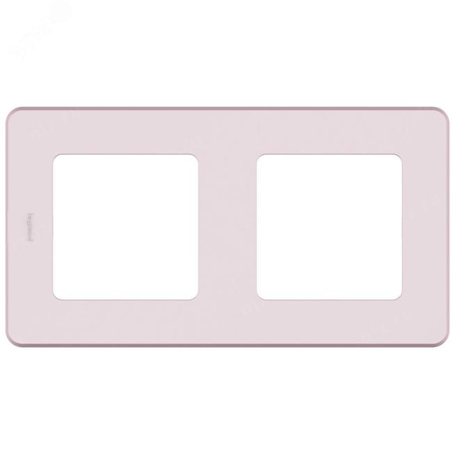 Legrand 673944 Рамка 2 поста INSPIRIA розовый (673944)