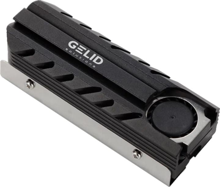 HS-M2-SSD-22 Радиатор для M.2 SSD GELID IceCap Pro, 72x24х16.6 мм, вентилятор 20x20x6 мм, 12000 об/мин, 18 дБА, PWM
