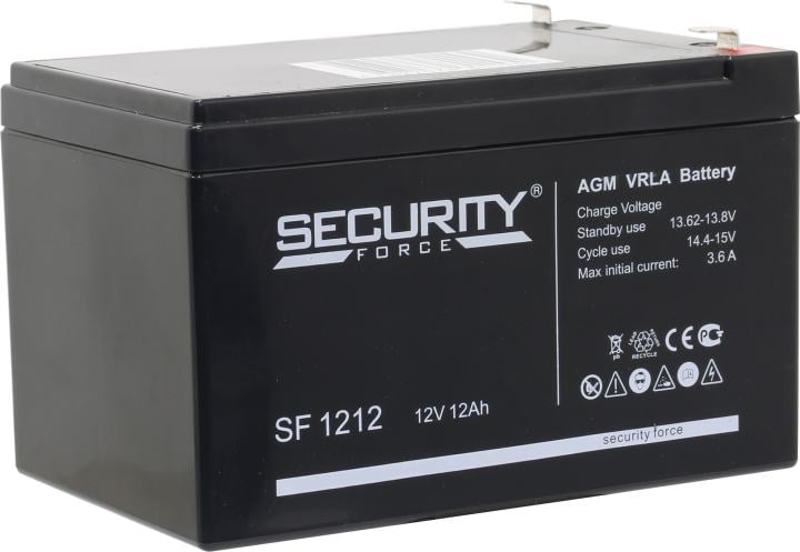 Аккумулятор Security Force SF 1212 (12V, 12Ah) для слаботочных систем