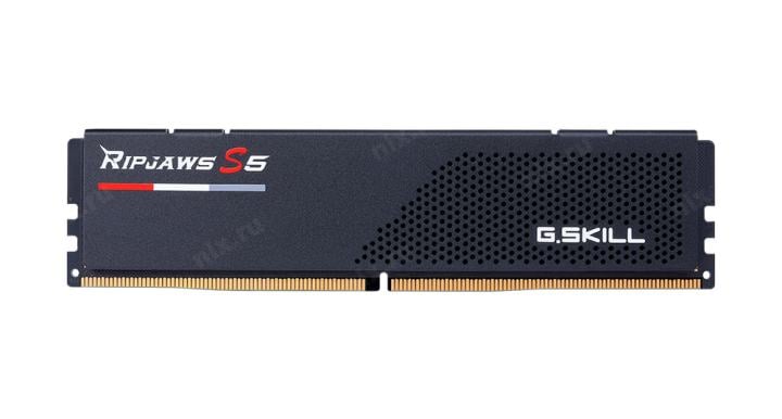 G.Skill Ripjaws S5 <F5-6000J3040F16GX2-RS5K> DDR5 DIMM 32Gb KIT2*16Gb <PC5-48000> CL30